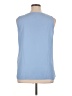 MICHAEL Michael Kors 100% Polyester Blue Sleeveless Blouse Size XL - photo 2