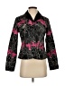 Chico's 100% Polyester Graphic Black Jacket Size Sm (0) - photo 1