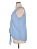 MICHAEL Michael Kors 100% Polyester Blue Sleeveless Blouse Size XL - photo 5