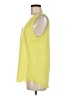 Tinley Road 100% Polyester Solid Yellow Sleeveless Blouse Size M - photo 5