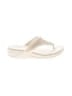 Crocs Ivory Flip Flops Size 8 - photo 1