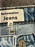 Reformation Jeans Blue Jeans Size 24 waist - photo 3