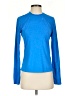 Asics 100% Polyester Blue Long Sleeve T-Shirt Size S - photo 1