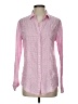 J. McLaughlin Checkered-gingham Pink Long Sleeve Button-Down Shirt Size XS - photo 1