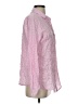 J. McLaughlin Checkered-gingham Pink Long Sleeve Button-Down Shirt Size XS - photo 4