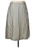 J.Crew Collection 100% Silk Stripes Ivory Silk Skirt Size 12 - photo 1