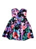 B. Darlin 100% Polyester Floral Purple Pink Cocktail Dress Size 1 - 2 - photo 1
