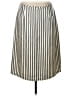 J.Crew Collection 100% Silk Stripes Ivory Silk Skirt Size 12 - photo 2