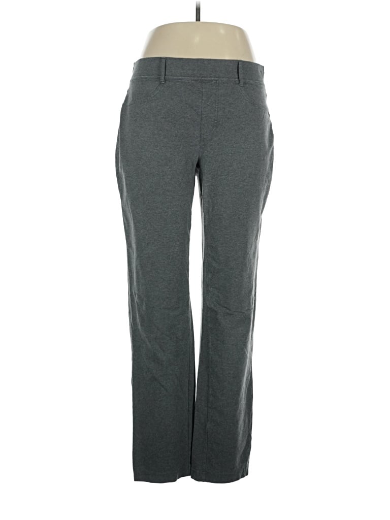Pre-owned Lands' End Dress Pants In Gray
