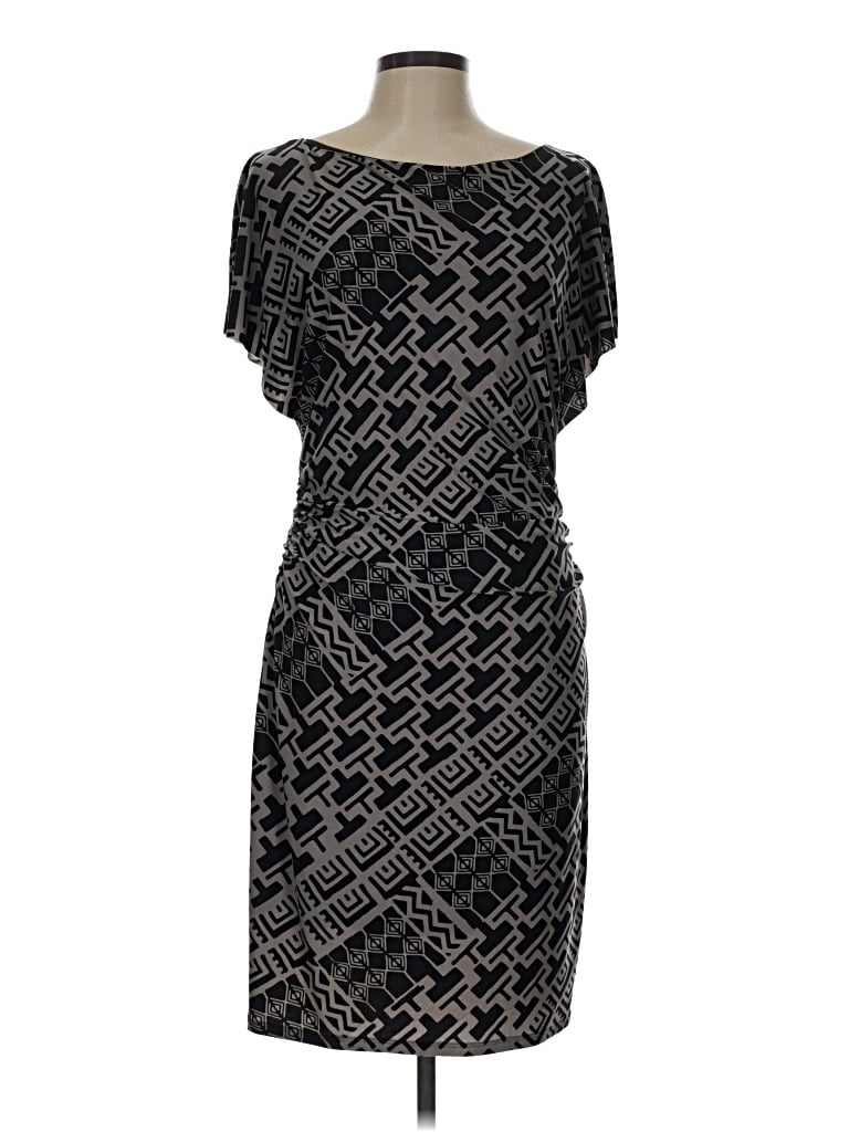 Pre-owned Evan Picone Cocktail Dress In Black