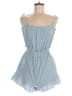 Zara 100% Polyester Checkered-gingham Blue Romper Size M - photo 1
