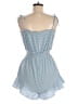 Zara 100% Polyester Checkered-gingham Blue Romper Size M - photo 2