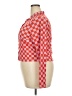 Collusion 100% Polyester Checkered-gingham Red Long Sleeve Blouse Size 18 - photo 5