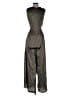 Acler 100% Polyester Animal Print Black Jumpsuit Size S (estimated) - photo 2