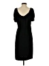 Max Studio Solid Black Casual Dress Size S - photo 2