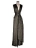 Acler 100% Polyester Animal Print Black Jumpsuit Size S (estimated) - photo 1