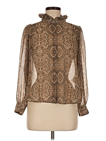 Banana Republic Factory Store Long Sleeve Blouse (view 1)