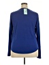 MIHOLL Solid Blue Long Sleeve Blouse Size XXL - photo 2