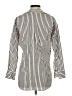 Go Silk 100% Silk Stripes Ivory 3/4 Sleeve Silk Top Size XS - photo 2
