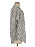 Go Silk 100% Silk Stripes Ivory 3/4 Sleeve Silk Top Size XS - photo 4