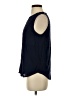 Gap 100% Rayon Blue Sleeveless Blouse Size S - photo 5