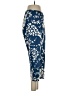 Bergdorf Goodman Floral Blue Casual Pants Size S (estimated) - photo 4