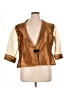 Alex Evenings 100% Polyester Metallic Gold Blazer Size XL - photo 1