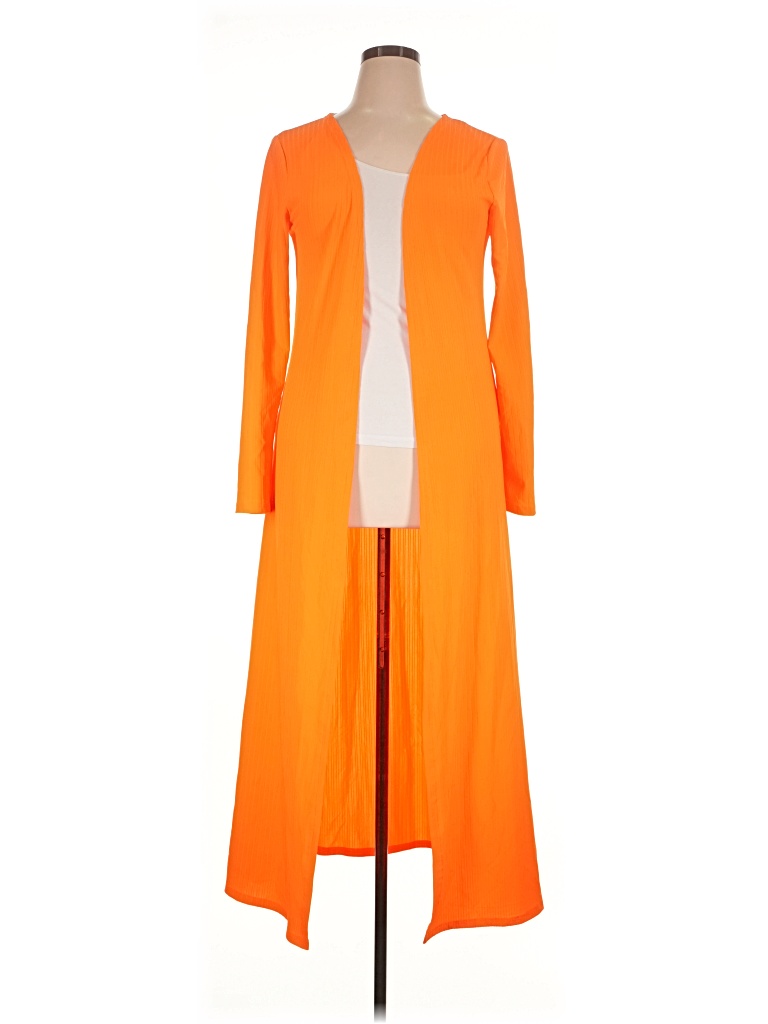 Pre-owned Unbranded Kimono In Orange