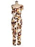 Jennifer Lopez Floral Ivory Jumpsuit Size M - photo 2