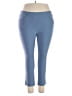 Margaret M Solid Blue Active Pants Size 2X - photo 1