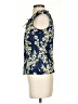 Old Navy 100% Cotton Blue Sleeveless Blouse Size XS - photo 5