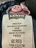 Levi's 100% Cotton Stars Blue Denim Skirt Size 6X - photo 4