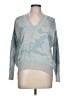 Central Park West Print Gray Pullover Sweater Size L - photo 1