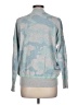 Central Park West Print Gray Pullover Sweater Size L - photo 2