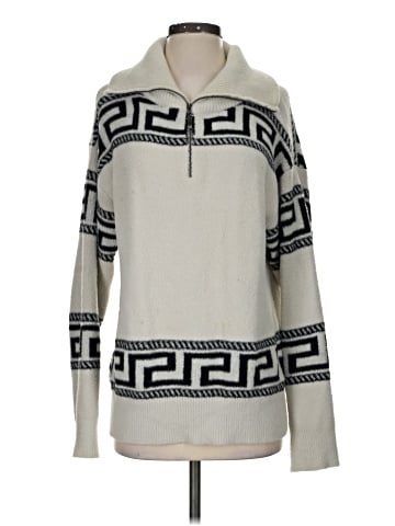Aqua Pullover Sweater (view 1)