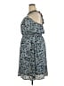 Meri Skye 100% Polyester Paisley Blue Casual Dress Size 2X - photo 5