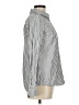 Tommy Hilfiger Stripes Silver Long Sleeve Blouse Size M - photo 4