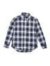 Ralph Lauren 100% Cotton Plaid Blue Long Sleeve Button-Down Shirt Size 8 - photo 1