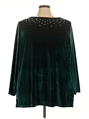 Quacker Factory 3/4 Sleeve Blouse (view 1)