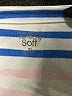 Kim Rogers Stripes Ivory White Short Sleeve Polo Size XL - photo 4