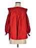 Caroline Constas Red 3/4 Sleeve Blouse Size S - photo 1