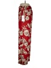Zara Basic Floral Red Casual Pants Size L - photo 5