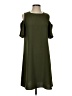 Bobeau Solid Green Casual Dress Size S - photo 1