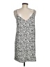 ASOS 100% Polyester Animal Print Silver Ivory Casual Dress Size 8 - photo 2
