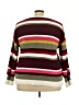 True Craft 100% Polyester Stripes Burgundy Pullover Sweater Size 3X - photo 2