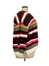 True Craft 100% Polyester Stripes Burgundy Pullover Sweater Size 3X - photo 4