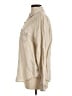 AGOLDE 100% Linen Solid Tan Long Sleeve Button-Down Shirt Size M - photo 5