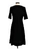 Lands' End Solid Black Casual Dress Size Med 10/12 - photo 2
