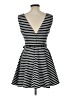 Double Zero Stripes Black Casual Dress Size L - photo 2