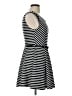 Double Zero Stripes Black Casual Dress Size L - photo 4